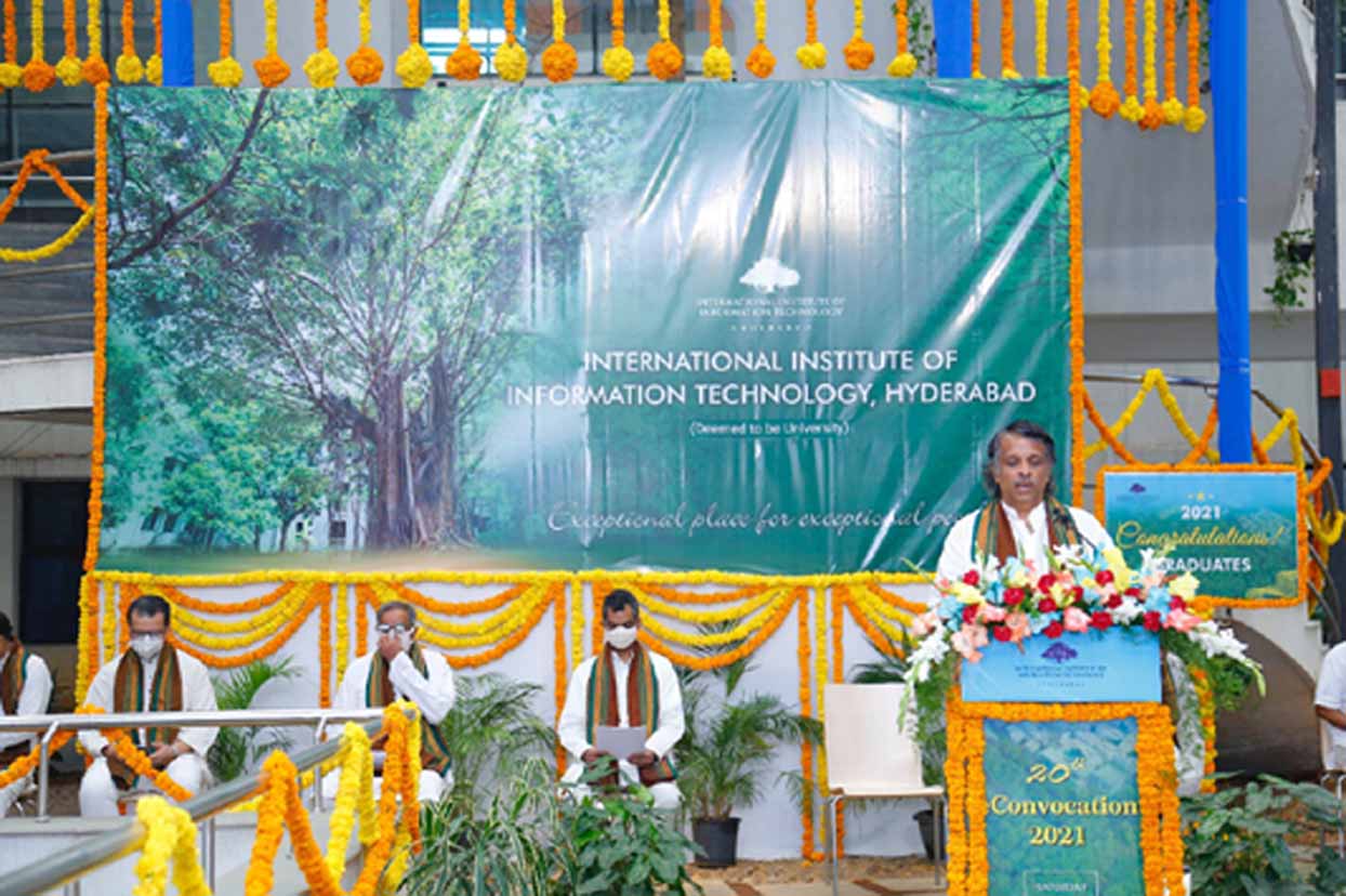 IIIT-Hyderabad Celebrates E-Convocation 2021 - RD Times Education