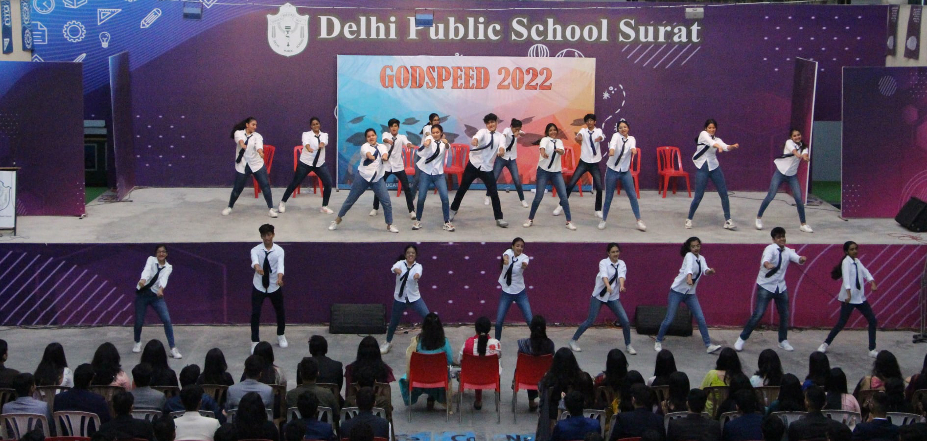 Delhi Public School Surat organized 'Godspeed2022' to bid farewell to