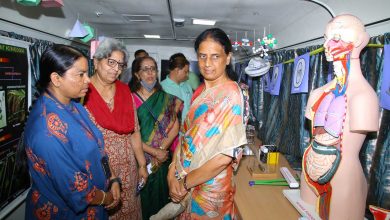Smt. Sabitha Indra Reddy, Minister of Education, Government of Telangana inaugurated KVRSS Mobile Science Lab