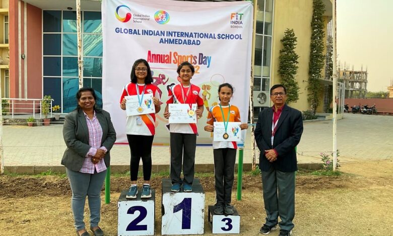 Global Indian International School Ahmedabad celebrates Annual Sports Day